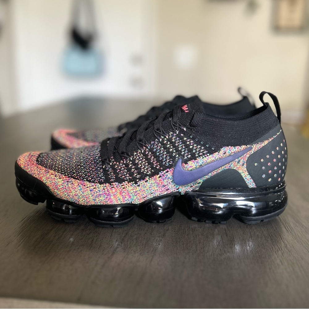 Nike Air VaporMax Flyknit 2 Black Multi Color